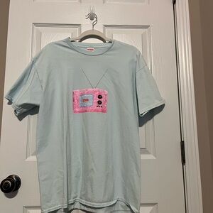 Supreme Light Blue TV Graphic T-Shirt
